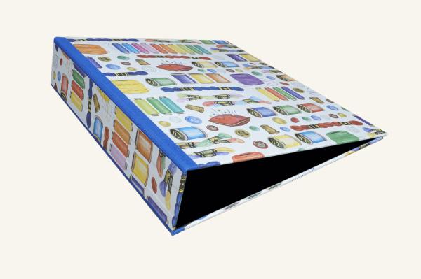 Ordner mit Motiven "Nadel und Faden"